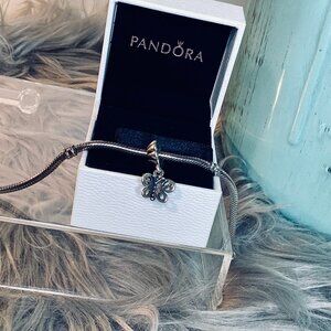 Retired Pandora Friends Forever Butterfly Dangle Charm Sterling Silver 790531